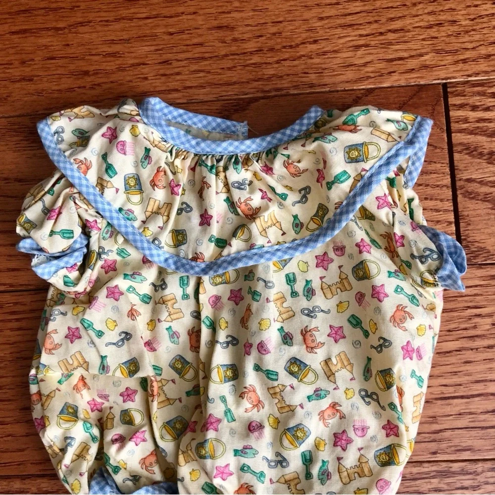 American Girl Bitty Baby Retired Beach Sandcastle Bucket and Shovel Play Set